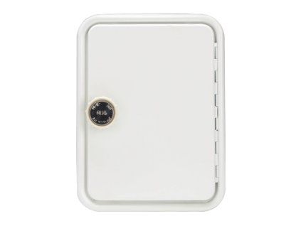 Komínová dvířka bílá s otočným knoflíkem 140 x 205 | czkoupelna