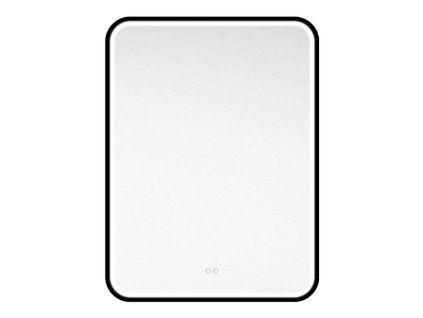 Zrcadlo hranaté 60x80 cm, LED osvětlení  Zrcadlo se spouští dotykovým senzorem umístěným se spodní přední části zrcadla