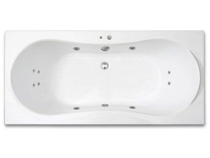 KS 180 x 80 hydromasážní akrylátová vana