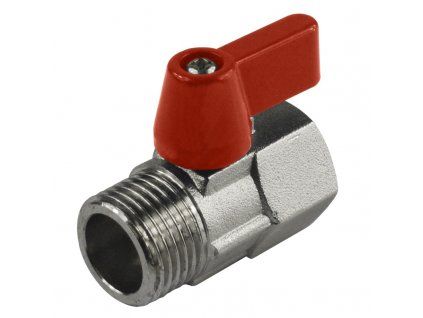 CR110F Kulový kovaný MINI, voda, FxF, 1/2"