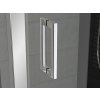 TOPP2 700 SANSWISS DVOUKŘÍDLÉ BÍLÉ DVEŘE RONAL 70 CM, BÍLÝ RÁM madlo