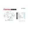 Santech VANA FONTANA 150 x 90 cm (Varianta Pravá)