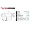 Santech VANA OPTIMA 169 x 75 cm (Varianta Pravá)