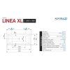 Santech VANA LINEA XL 190 x 90 cm