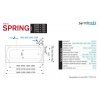 Santech VANA SPRING 150 x 70 cm