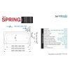 Santech VANA SPRING 170 x 75 cm