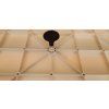 Sprchový box čtvrtkruh bez stříšky 90x90x204 cm  R550, profily satin, sklo Point, SMC vanička, záda bílá + připojovací hadice