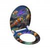 Duroplastové sedátko Sea life se zpomalovacím mechanismem SOFT-CLOSE