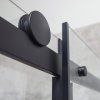 Obdélníkový sprchový kout Nero Lux 1200x800 mm, posuvné dveře pojezd