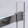 Obdélníkový sprchový kout Nero Lux 1200x800 mm, posuvné dveře