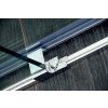 Čtvercová sprchová zástěna GELCO DRAGON 800x800x2000 mm lišta