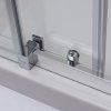 Obdélníkový sprchový kout ROLER 1200x900 mm, posuvné dveře dolní pojezd