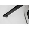 CURE BLACK sprchová zástěna 1100 mm černá mat  - vzpěra