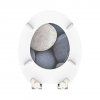 WC sedátko Grey Stones 80130 se zpomalovacím mechanismem SOFT-CLOSE spodní strana