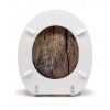 WC sedátko Solid Wood 80124  se zpomalovacím mechanismem SOFT-CLOSE zespodu