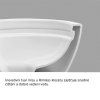 rimless 2 WC závěsné kapotované, RIMLESS, 495x360x370, keramické, vč. sedátka CSS113S
