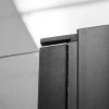 Modern black T2 90 cm, dvoukřídlé sprchové dveře do niky ram