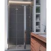 Mistral PLUS20 105 - zalamovací sprchové dveře 102-107 cm