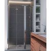 Mistral PLUS40 125 - zalamovací sprchové dveře 122-127 cm