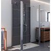 Sprchový kout nástěnný Komfort chrom 90x90x90x190 cm otevrenz