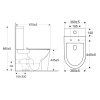 WC kombi, vyvýšené, vario odpad, kapotované, Smart Flush RIMLESS, keramické vč. sedátka navod