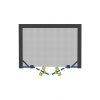 Komfort T4 PLUS20 130 - sprchové dvoukřídlé dveře 128-132 cm