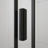 EASY BLACK sprchové dveře skládací 900mm, čiré sklo, EL1990B