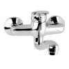Sonáta - dřezová nástěnná baterie 150 mm s ramínkem plochým vyhnutým 210 mm, chrom (CB301N) | czkoupelna