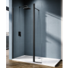 Walk-In Easy plus black sprchová zástěna 90+50x200 cm