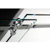 DRAGON sprchové dveře 1200mm  čiré bezpečnostní sklo 8 mm s povrchovou úpravou COATED GLASS. Výška dveří je 200 cm + Odstraňovač vodního kamene
